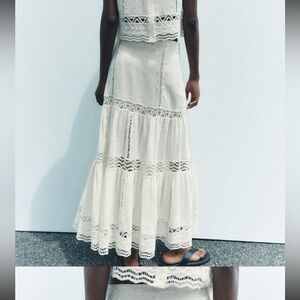 Zara Crochet Skirt ZW collection NEW